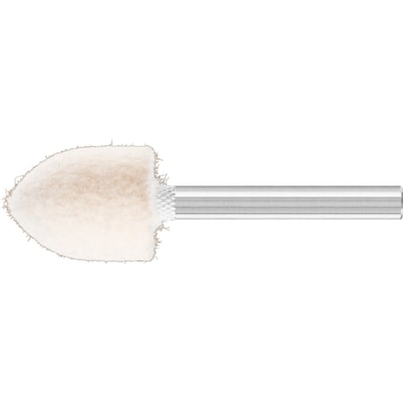 Pferd Felt Point Conical Pointed - 3/4" x 1" - 1/4" Shank, Medium Grade 48576